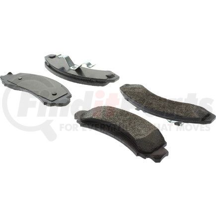 106.03870 by CENTRIC - Posi Quiet Extended Wear Brake Pads with Shims and Hardware