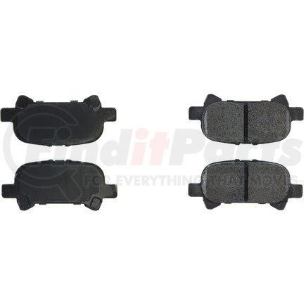 106.08280 by CENTRIC - Posi Quiet Extended Wear Brake Pads with Shims and Hardware