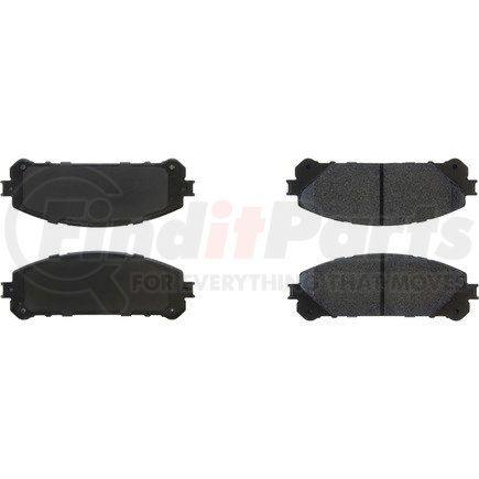 106.13240 by CENTRIC - Posi Quiet Extended Wear Brake Pads with Shims and Hardware