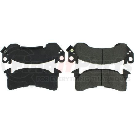 106.01530 by CENTRIC - Posi Quiet Extended Wear Brake Pads with Shims and Hardware