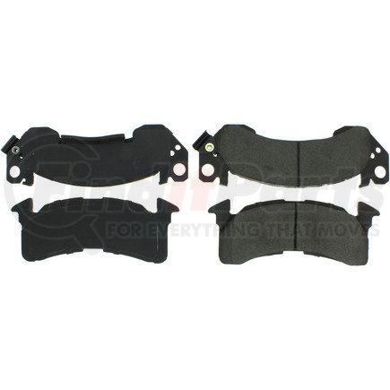 Centric 106.01530 Disc Brake Pad Set Posi Quiet Extended Wear Brake Pads with Shims and Hardware