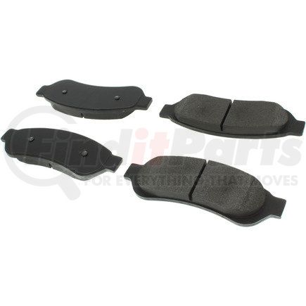 300.10670 by CENTRIC - Centric Premium Semi-Metallic Brake Pads with Shims and Hardware