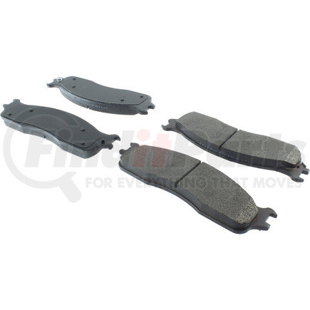 106.09650 by CENTRIC - Posi Quiet Extended Wear Brake Pads with Shims and Hardware