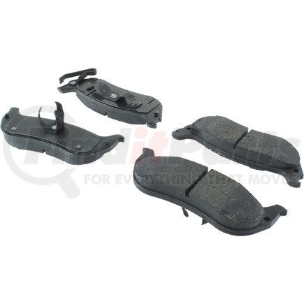 106.0998 by CENTRIC - Posi Quiet Extended Wear Brake Pads with Shims and Hardware