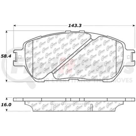 301.09060 by CENTRIC - Centric Premium Ceramic Brake Pads with Shims and Hardware