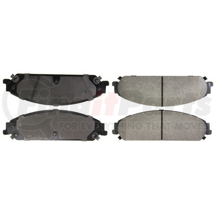 306.10580 by CENTRIC - Centric Fleet Performance Brake Pads with Hardware