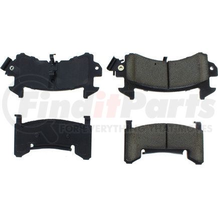 306.01540 by CENTRIC - Centric Fleet Performance Brake Pads with Hardware