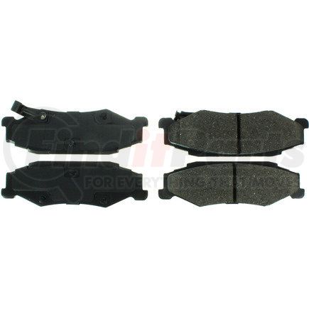 106.07320 by CENTRIC - Posi Quiet Extended Wear Brake Pads with Shims and Hardware