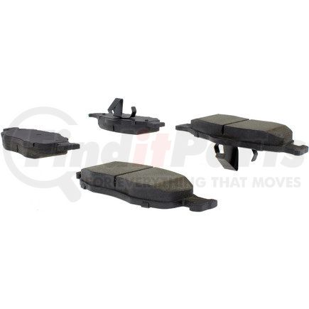 106.06480 by CENTRIC - Posi Quiet Extended Wear Brake Pads with Shims and Hardware