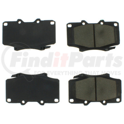 Centric 106.05020 Disc Brake Pad Set Posi Quiet Extended Wear Brake Pads with Shims and Hardware