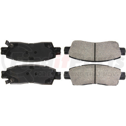 306.08830 by CENTRIC - Centric Fleet Performance Brake Pads with Hardware