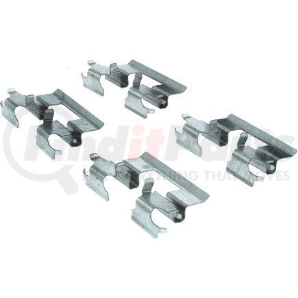 300.09990 by CENTRIC - Premium Semi-Metallic Brake Pads with Shims and Hardware