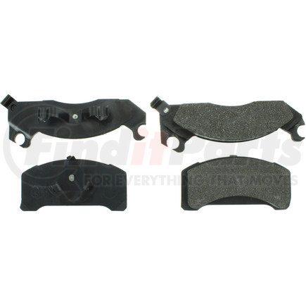 300.03100 by CENTRIC - Premium Semi-Metallic Brake Pads with Shims and Hardware
