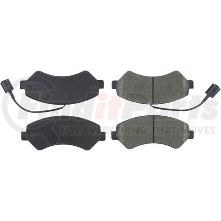 106.15401 by CENTRIC - Posi Quiet Extended Wear Brake Pads with Shims and Hardware