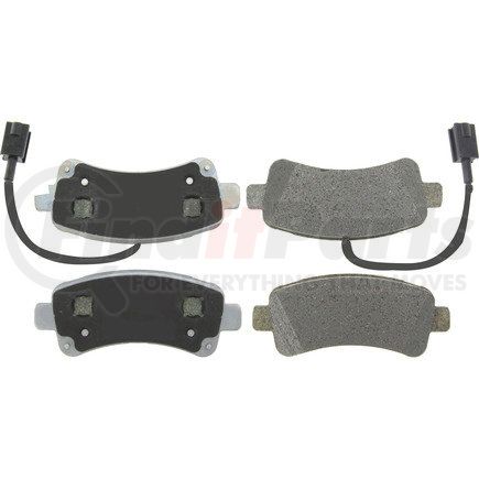 106.17461 by CENTRIC - Posi Quiet Extended Wear Brake Pads with Shims and Hardware