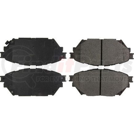 106.16820 by CENTRIC - Posi Quiet Extended Wear Brake Pads with Shims and Hardware