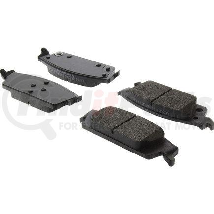 106.17070 by CENTRIC - Posi Quiet Extended Wear Brake Pads with Shims and Hardware
