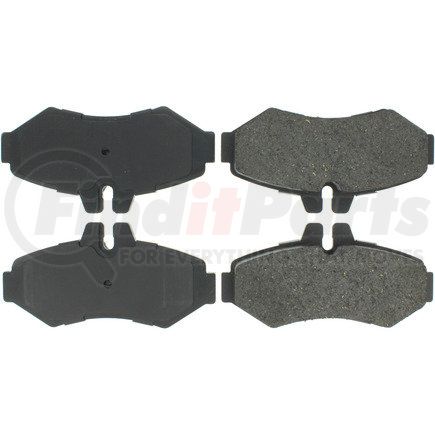 300.09280 by CENTRIC - Premium Semi-Metallic Brake Pads with Shims and Hardware