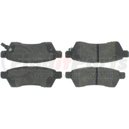 300.11000 by CENTRIC - Centric Premium Semi-Metallic Brake Pads with Shims and Hardware