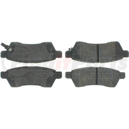Centric 300.11000 Disc Brake Pad Set Centric Premium Semi-Metallic Brake Pads with Shims and Hardware