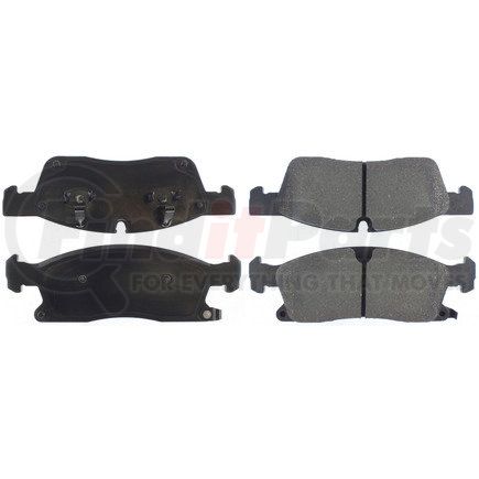 300.14550 by CENTRIC - Centric Premium Semi-Metallic Brake Pads with Shims and Hardware