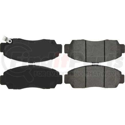 300.15060 by CENTRIC - Premium Semi-Metallic Brake Pads with Shims and Hardware