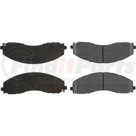 106.20180 by CENTRIC - Posi Quiet Extended Wear Brake Pads with Shims and Hardware