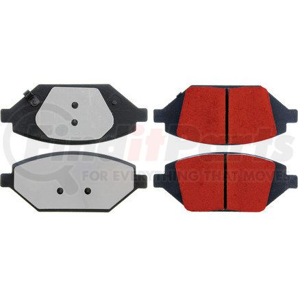 500.18640 by CENTRIC - PQ PRO Disc Brake Pads with Hardware