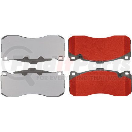 500.13710 by CENTRIC - PQ PRO Disc Brake Pads with Hardware