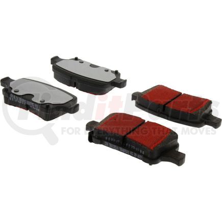500.18570 by CENTRIC - PQ PRO Disc Brake Pads with Hardware