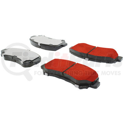 500.13740 by CENTRIC - PQ PRO Disc Brake Pads with Hardware