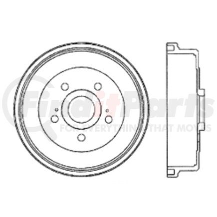 122.44024 by CENTRIC - Centric Premium Brake Drum