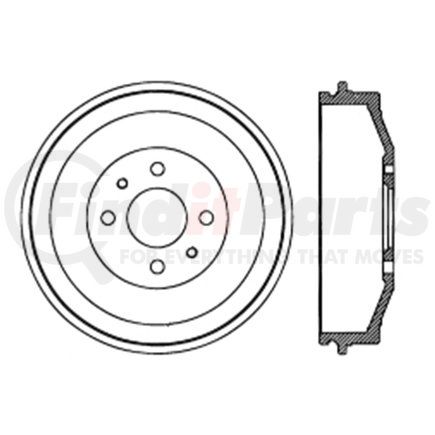 122.04001 by CENTRIC - Centric Premium Brake Drum