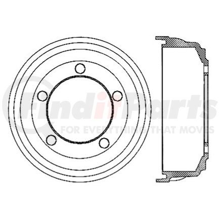 122.76002 by CENTRIC - Centric Premium Brake Drum