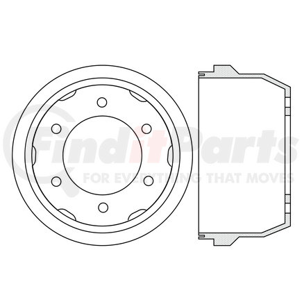 122.79006 by CENTRIC - Centric Premium Brake Drum