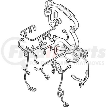 24014-JA21A by NISSAN - HARNESS ASSY-BODY