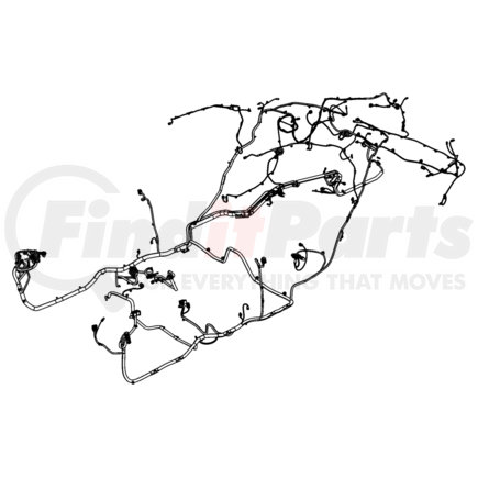 5035264AF by CHRYSLER - Body Wiring Harness - Unified, fits 2012 Dodge Charger 8 Cyl 6.4L