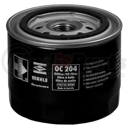 OC 204 by MAHLE - Engine Oil Filter