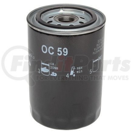 OC59 by MAHLE - Engine Oil Filter