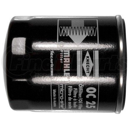 OC 25 by MAHLE - Engine Oil Filter