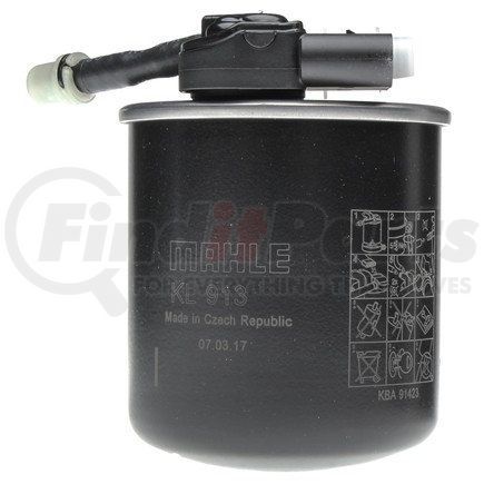 KL913 by MAHLE - Fuel Filter Element