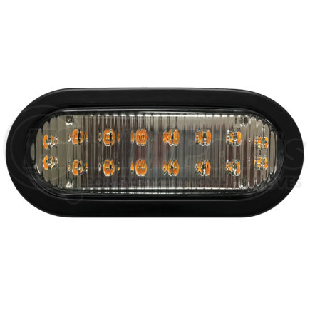 3965A by ECCO - Warning Light - 7.5" Amber LED, Directional LEDs, SAE Class I Grommet Mount