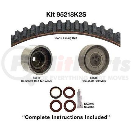 Dayco 95218K2S Engine Timing Belt Kit TIMING BELT KIT WITH SEALS, DAYCO