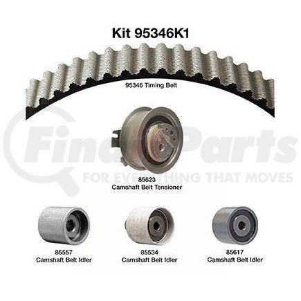 Dayco 95346K1 Engine Timing Belt Kit TIMING BELT KIT, DAYCO