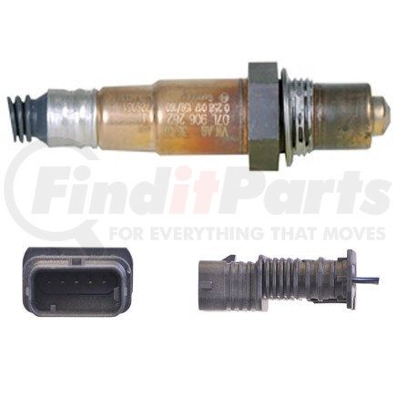 234-5166 by DENSO - Air/Fuel Sensor 4 Wire, Direct Fit, Heated, Wire Length:  25.83