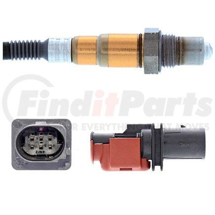 234-5713 by DENSO - Air-Fuel Ratio Sensor 5 Wire, Direct Fit, Heated, Wire Length: 25.28