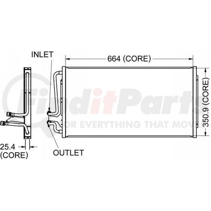 4779508 by DENSO - Air Conditioning Condenser