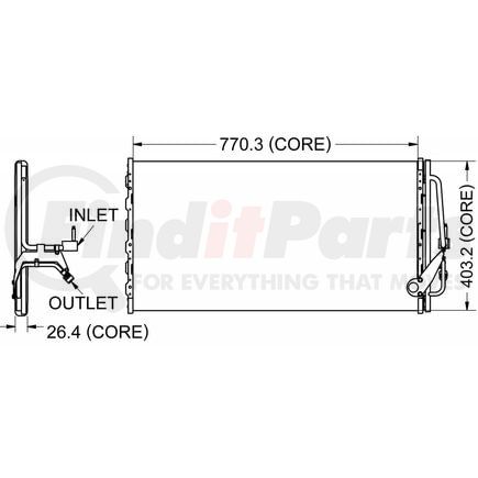 4779517 by DENSO - Air Conditioning Condenser