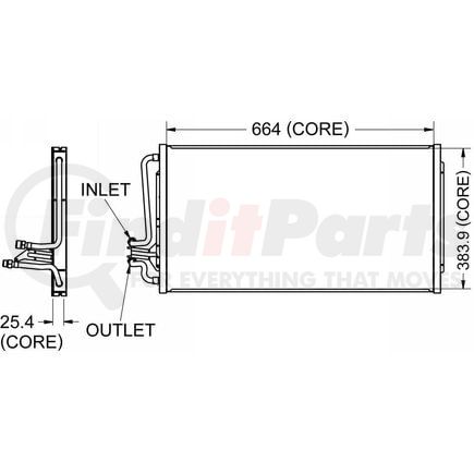 4779518 by DENSO - Air Conditioning Condenser