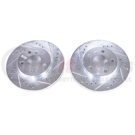 EBR1659XPR by POWERSTOP BRAKES - Evolution® Disc Brake Rotor - Performance, Drilled, Slotted and Plated